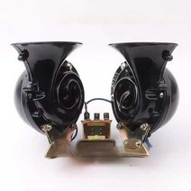 자동차 트럭 승용차 투톤 경적 크락션 혼 12v24v 나팔, 투톤 큰 달팽이 24v 쌍음대, 1개
