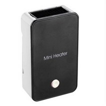 소형 인버터 온풍기 무소음 사무실 데스크탑 히터, 블랙