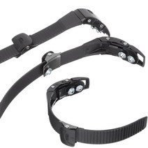 2pcs 롤러 블랙 조절 부츠 스키 스트랩 부츠 스트랩 스키 스트랩 스노우 보드 바인딩 스트랩 수리 교체, 검은색