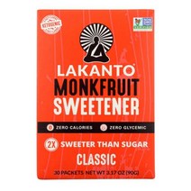 Lakanto 라칸토 몽크프루트 스위트너 30개입(90g) 8팩 총240개, 기본