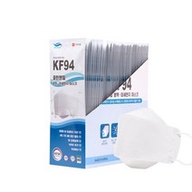 클린앤힐 KF94 대형 마스크 미세먼지 차단(식약처 FDA승인 개별포장) 국산 마스크, 1매입, 100개, 백색