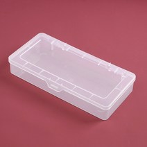 생활장터 [생활장터] 멀티 투명 플라스틱 수납케이스 사무용품보관, 1개, X기본