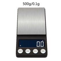전자저울 500g0.01g 디지털 저울 포켓 쥬얼리 무게 저울 LCD 디스플레이 전자, 협력사, 500g 0.1g