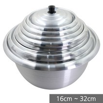 국산 양은 새마을 솥 모음 16 18 20 22 24 26 28 30 32 cm 냄비 업소 식당 주방 찜 곰솥, 07_새마을솥 28cm