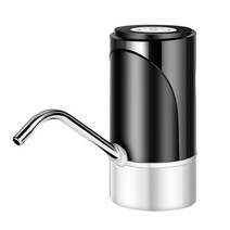 가정용 휴대용 워터 usb 충전 물병 알칼리 워터 디스펜서 자동 범프 전기 식수 펌프 병 물 펌프 4.5-19 리터, 협력사, 검은색, 01 Black