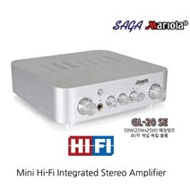 SAGA GL-20SE 미니앰프 PC.소형매장.헤드폰엠프 50W
