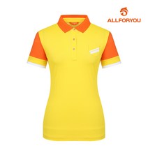 [올포유] 여성 배색 카라 반팔 티셔츠 AWTPI6102-203_G