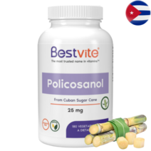 프리미엄 쿠바산 폴리코사놀 25mg 180베지캡슐 (6개월) 알코올 사탕수수 추출 본사 미국 직구, 180정 (6개월), 1병