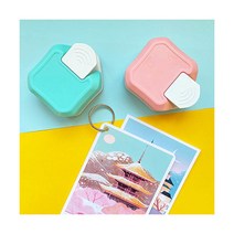 [로드메일코리아] 홀펀칭 코너라운더 코팅지 7007, 코너라운더 홀 펀칭 7007:민트