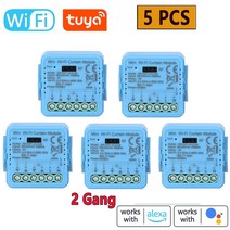 자동 전동 블라인드 Tuya Zigbee/Wifi-ECC02 커튼 스위치 모듈 롤러 셔터 블라인드 모터 스마트 홈 Google
