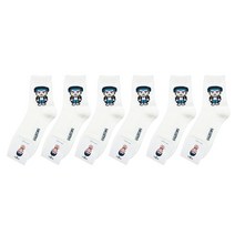 GGUBONG SOCKS 꺼봉이 극세사 수면 양말 6켤레세트 6컬러