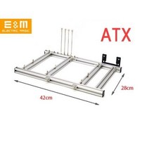 [해외] ITX MATX ATX EATX PC 테스트 벤치 컴퓨터 오픈 프레임 오버 클록 에어 케이스 미니 알루미늄 HTPC 지원 그래픽 카드, ATX silver