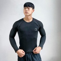 비브레이브 스턴 남자 헬스복 런닝복 트레이너 기능성 쿨 컴프레션 긴팔 운동 티셔츠