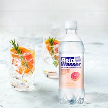 라인바싸 탄산수 자몽 500ml (40입), 40개