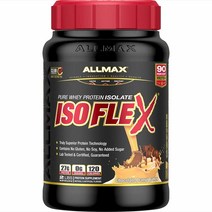 ALLMAX ISOFLEX 분리 유청 단백질 초콜릿 땅콩 버터 2파운드 스쿱 당 27g 무 설탕 99% 락토스 프리 글루텐 콩 약 30회, 2 Pound (Pack of 1), Chocolate