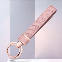 자동차 양가죽 키홀더 키링 고급 차 열쇠고리 오토바이 선물 모든차량 용 키링, 레드