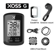 자전거 사이클 속도계XOSS-G 플러스 G 자전거 GPS 컴퓨터 무선 속도계 방수 도로 산악 블루투스 ANT + 사, 04 G n case mount