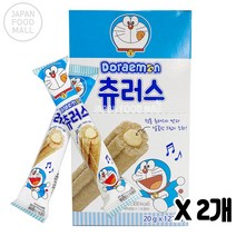 [다다기획] 도라에몽 츄러스 240g, [2개]