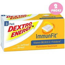 Dextro Energy 덱스트로에너지 [독일발송] 비타민 캔디 B6 & B12 & C 8개입 3팩 2박스