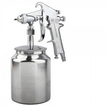 W773S 에어 스프레이 건 풀Set 1C 통 페인트 칠 도장 도색 분사 기 흡상식 거름망 전문가