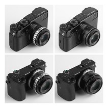 캠코더렌즈 카메라렌즈 TTArtisan-23mm F1.4 수동 초점 카메라 렌즈 소니 E 마운트 a6300 후지 XA XT3 캐, 02 Black-Silver_04 후지 xf