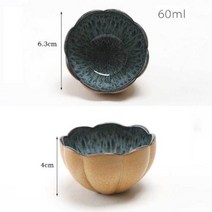접시 그릇 도자기 중국식 찻잔 컵 식기 세트 중국 차 1 개 벚꽃 일본 쿵푸 티 유약 마스터 홈 오피스 음료 용기 크리에이티브192-192, Lotus-2