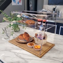 브레드박스 2단 DIY 다용도 보관함, 화이트색상 브레드박스2단
