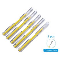 칼 소독기 도마 건조기 살균 안과 병원 일회용 수술용 미세 수술 수의학 눈 기구, 01 5pcs Crescent Knife
