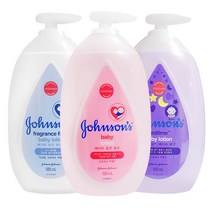 2개/존슨즈 베이비 로션 500ml/핑크/화이트/베드타임, 베드타임 로션 500ml, 화이트 로션 500ml
