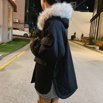 가바바 남성 야상점퍼 털모자로 더 따뜻하게 입을 수 있는 캐주얼점퍼 G24964