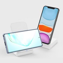 라피드 헤이스트 15W PD 고속 무선 충전 거치대, 화이트