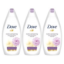 Dove Purely Pampering Sweet Cream Peony Body Wash 도브 퓨얼리 팸퍼링 스위트 크림 피오니 바디워시 500ml 3팩