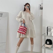 주식회사 브이와이 VY 여자 튜닉 프릴 벌룬 귀여운 박시핏 미니원피스 (9434374)