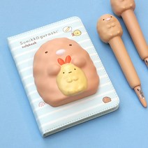 위프라임 스밋코구라시 시로쿠마 펭귄 돈카츠 네코 스퀴시노트 4종 택1 말랑말랑 신학기 학용품 수험생 학생 플래너 노트