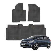 카렌스 전차종 PVC 고무 자동차매트 트렁크매트 PM, 1열+2열 매트, 뉴카렌스 왼쪽발판 유