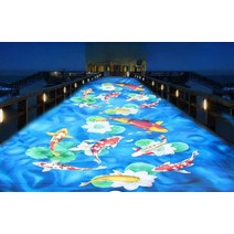 로고젝터 바닥광고 프로젝터 라이트 광고 빔, 비방수60와트워터패턴램프+다이나믹