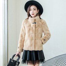 인조 밍크 벨벳 코트 여성 짧은 겨울 2021 새로운 작은 키 두꺼운 패션 모조 모피 코트 여성 엄마 옷