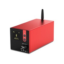 S.M.S.L SA300 Bluetooth 5.0 앰프 파워 앰프 HI-FI 클래스 D 오디오 디지털 앰프 신형 인피니언 [MA12070] 앰프 IC 탑재80Wx2 대출력EQ 신호 출력 (레드)