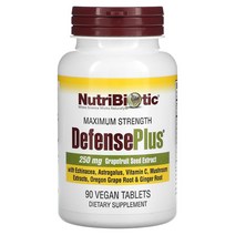 뉴트리바이오틱 NutriBiotic DefensePlus 250mg 자몽씨 추출물 90정, 90개