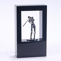 골프 우승 트로피 피규어 기념패 장식품 홀인원기념패