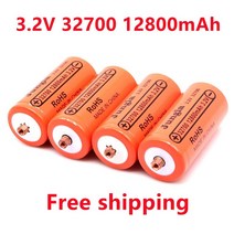 인산철 리튬 배터리 안전성 높은 고효율 100 원래 32700 12800mah 3.2v lifepo4 충전식 나사가있는 전문 염 전원, 1개