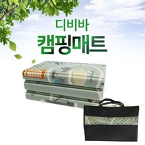 디비바 유럽 특수코팅 캠핑매트 + 가방 세트, 민트