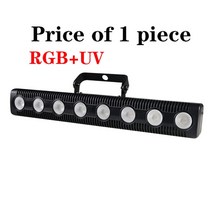 스모그머신 UV 사운드 파티 음악 스트로브 LED 파 DJ 디스코 RGBW DMX512 워시 무대 웨딩 8X12W, 11.RGB UV - AU 플러그