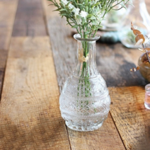 [도란몰] 유리꽃병 크리스탈 유리 화병 꽃화병, 투명 유리꽃병 - 대(L)
