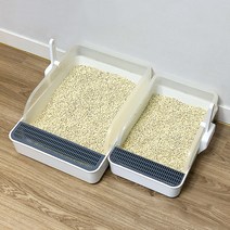 펫느 아기고양이화장실 새끼고양이화장실 대형고양이화장실 고양이배변통, L