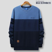 블루포스 남여공용 아미덴 맨투맨(JJMTU5) 베이직핏 긴팔티셔츠 커플룩 단체복