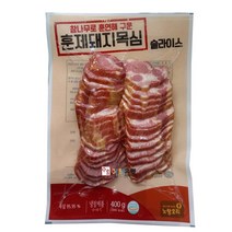 노랑오리/훈제돼지목심슬라이스(냉장) 400g, 1개