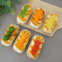 트리빌리지 [트리빌리지] 러블리 폐스츄리 과일빵 자석 6P 홈데코소품, 선택완료