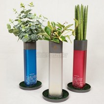 오즈디 개업 화분 소화기 센스있는집들이선물 꽃병 화초 조화, 블루컬러-아스틸로즈(조화)