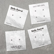 귀걸이택 깔끔 심플대리석디자인 50X50mm 귀걸이택 액세서리 라벨 제작 태그 행택 라벨 타공, 양면 50X50mm, 엑스트라 매트 200매, 8mm
